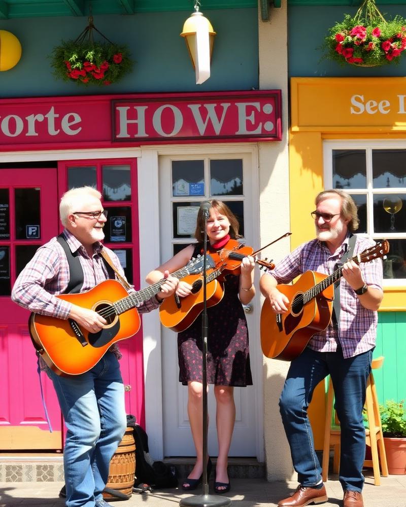 Orla & The Hedgerows performing